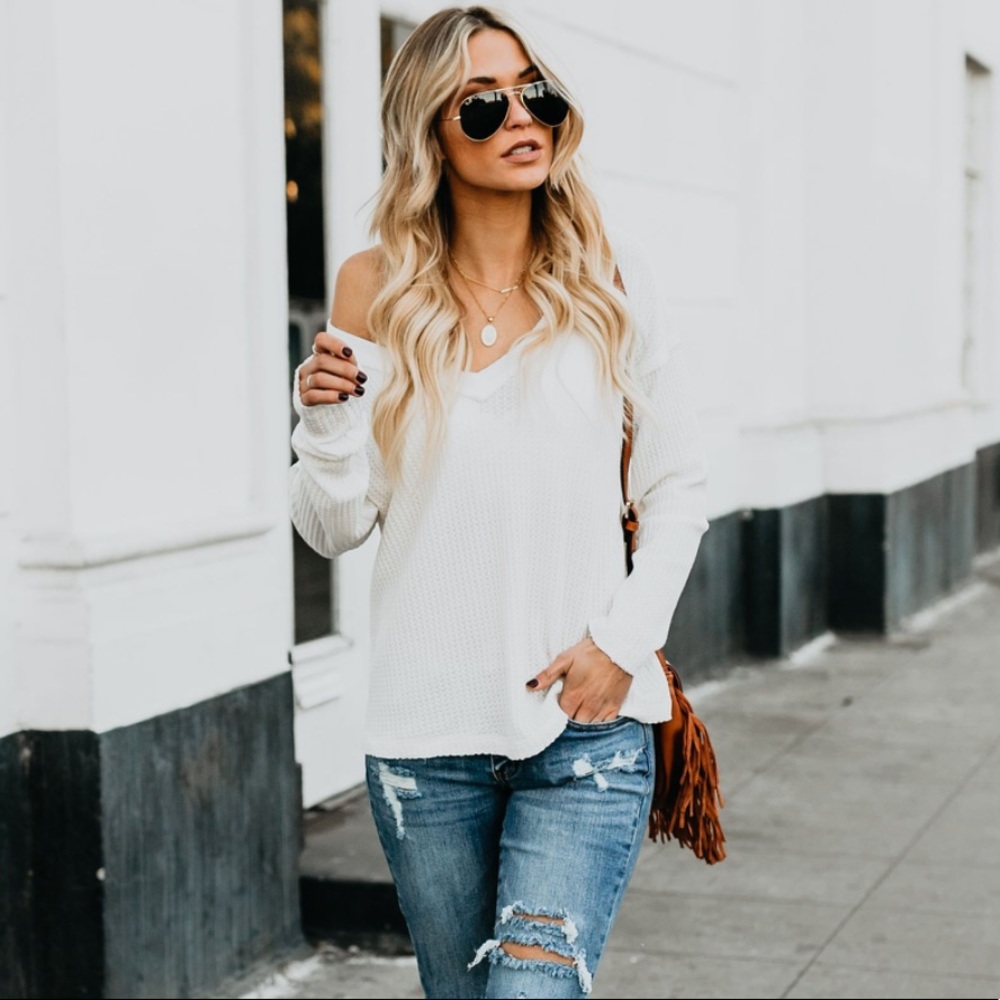 White thermal top
